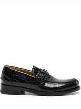 Greca crocodile effect loafers